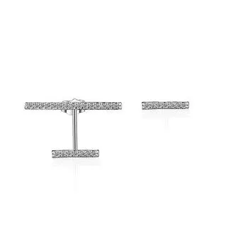 Simple Valentine s Day Gift Fashion Zirconia Sparkling Classic Stud Earrings for Women Dazzling Female Elegant Accessories Timeless Jewelry