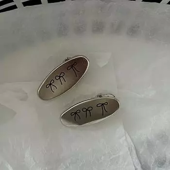 Simple Wild Bow Seamless Hair Clip Women Sheet No Bend Bangs Clip Duckbill Clip Hair Pins Hair Styling Tool 2pcs