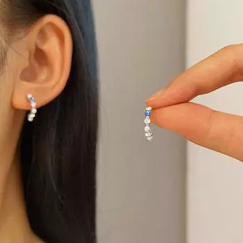 Простые серьги из циркония и жемчуга, модный дизайн, компактные ежедневные серьги для поездок на работу, ювелирные изделия, аксессуары, подарки