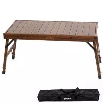 Simpleme IGT уличный стол складной стол для пикника из алюминиевого сплава грузоподъемность 50 кг стол для яичного рулета стол для пикника тактический стол коричневый