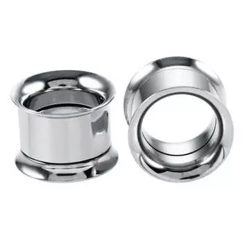 Simplicity 316L Ушные туннели 2-20 мм 1 шт Заглушки Пирсинг Мужские панк Серьги Ювелирные изделия Ушной расширитель Серьги из нержавеющей стали Ушные калибры Мода 3mm серебряный