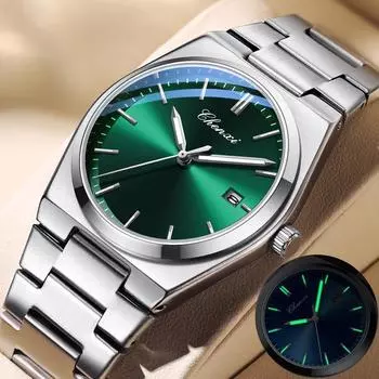 Simplicity наручные часы для мужчин водонепроницаемые светящиеся мужские часы с датой кварцевые мужские часы из нержавеющей стали деловые мужские часы белый