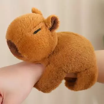 Simulated Buddhist Capibara Capybara Plush Doll Toy Halloween Pumpkin Capybara Doll Bracelet 16 * 24cm