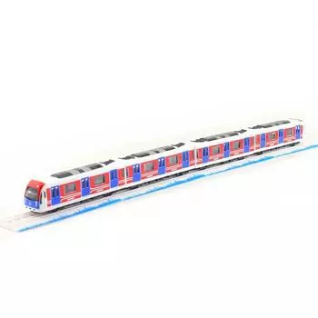 Simulated City Alloy Subway And Bullet Train Models For Collection Display And