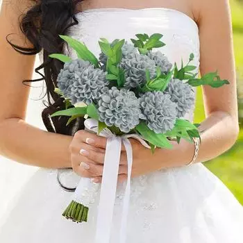 Simulated Hydrangea Flowers Realistic Artificial Hydrangeas for Diy Wedding Bouquets Party Decor Long Stem Fake for Floral L фиолетовый