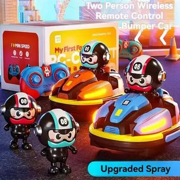 Simulated Nitrogen RC Battle Bumper Car Toy Children s RC Bumper Karting Toy Outdoor Park Bumper Car Battle