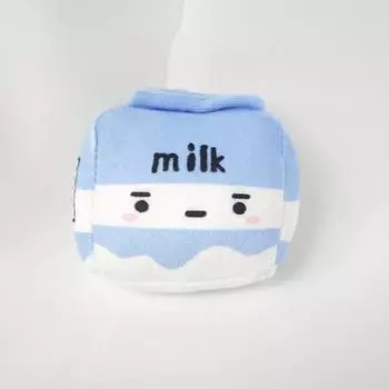 Simulation Cute Fruit Milk Tea Cup Plush Doll, Lemon Doll Schoolbag Pendant Grab Machine Doll 10cm небесно-голубой