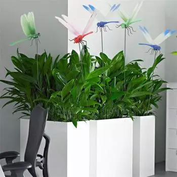 Simulation Dragonfly Clip Bug Deterrent Dragonfly Hat Clip Bug Repellent Dragonfly Garden Decor Clip-On For Garden Decor зелёный