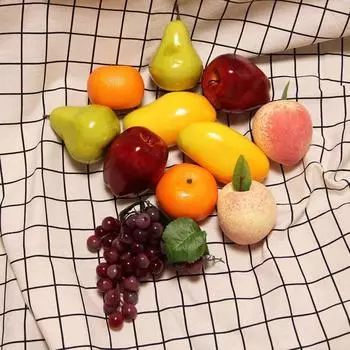 Simulation fake apple shooting props tree branch accessories decoration scene layout ornaments simulation fruit fake Fruit model S