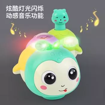 Simulation Magnetic Electric Caterpillar Sound And Light Universal Rocking Worm Children S Music Moving Cartoon Animal Toy