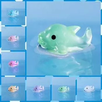 Simulation Mini Dolphin Ornament Colorful Resin Dolphin Figures Miniature Dolphin Statue Fish Tank розы красного