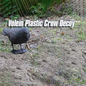 Имитация черного ворона Натуральный реквизит Высокое качество Может использоваться многократно Имитация приманки Украшения для дома Прочные и долговечные