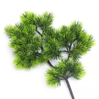 Simulation Plant Beauty Pine Cypress Branches Landscape Potted Hotel Wedding Shooting Garden Landscaping Decoration зелёный