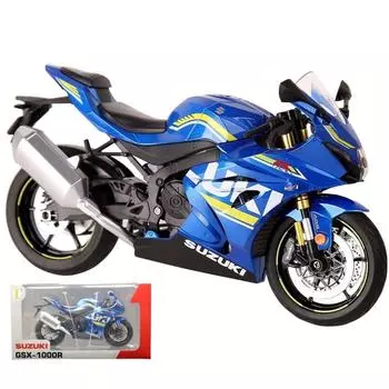 Simulation Suzuki Alloy Gsx Motorcycle Model Car Toy With Function Lighting