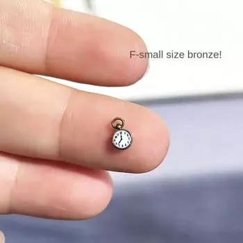 Simulation Toy Dollhouse Simulation Pocket Watch Simulation Vintage Pocket Dollhouse Supply Bronze-small