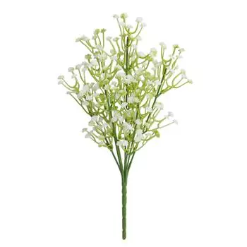 Симуляция Цыганское Домашнее Украшение Ручной Букет, Симуляция Искусственное Растение Цветок 7 Вилок Цыганский Букет Свадебное Украшение белый