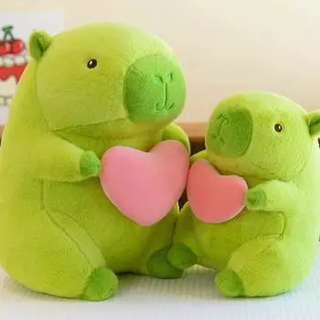 Симуляция любви Капибара Кукла Пушистая Капибара Аниме Пушистая игрушка Домашний декор 20cm