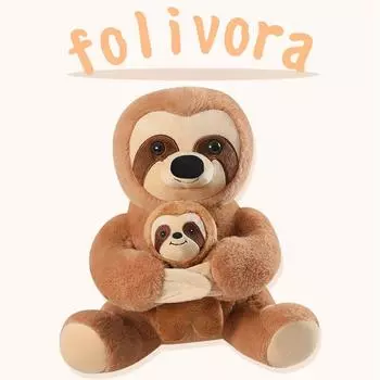 Симуляция матери и ребенка, ленивец, кукла, милый лес, милый питомец, плюшевая игрушка, коала, дети, спящие с куклой, подарок на день рождения 20cm