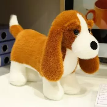 Симуляция Плюшевая кукла Такса Игрушка Собака Такса Ребенок Держит Спящий Милый Питомец Щенок Кукла Игровой автомат Height 20cm, Length 35cm (0.19kg)