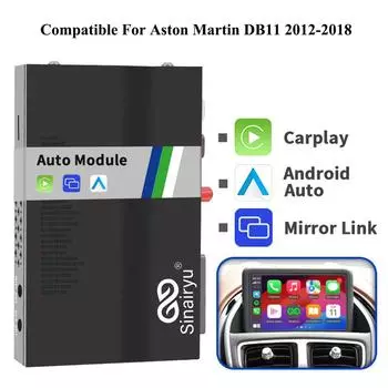 Sinairyu беспроводной Apple CarPlay Android Auto модуль для Aston Martin DBS 2015-2018 NTG 5.0 Android Phone Car Play комплект для модернизации