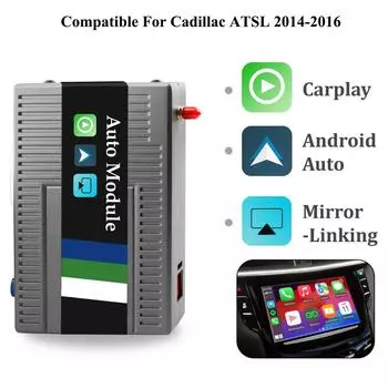 Sinairyu беспроводной CarPlay Android Auto Kit с Mirror Link для Cadillac ATSL 2014-2016 GPS-навигация