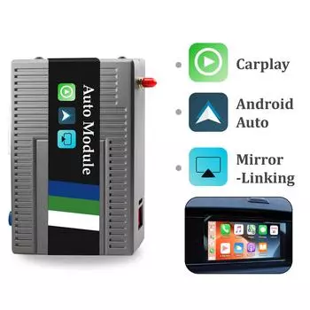 Sinairyu Беспроводной CarPlay Android Auto совместим с Mercedez Benz CE Class NTG 4.0 2008-2014 GPS Mirror-Link