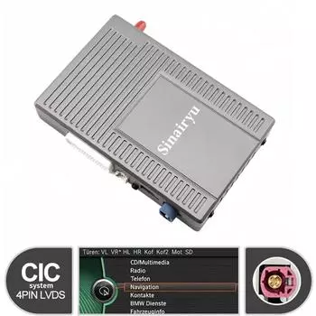 Sinairyu Беспроводной комплект Carplay Android Auto для модернизации BMW 1 3 5 6 7 серии X1 X3 X5 F11 F22 F20 F30 с системой CIC