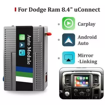 Sinairyu Wireless Apple CarPlay для Dodge Ram 1500 8.4 Uconnect Android Auto Mirror Link Car Play Retrofit Kit
