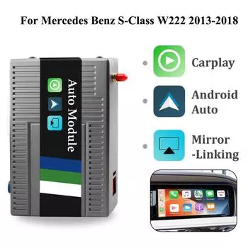 Sinairyu Wireless CarPlay Android Auto для Mercedes Benz S-Class W222 2013-2018 Mirror Link AirPlay с NTG 5.0