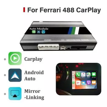 Sinairyu Wireless CarPlay для Ferrari 09YS F12 12YS F488 15YS F8 19 20YS Android Auto Mirror Link CarPlay