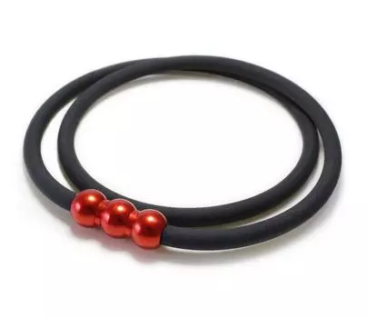 Синапсовое ожерелье EGSZN103 S [ERG] (НУЛЬ) ЧерныйКрасный (45см)