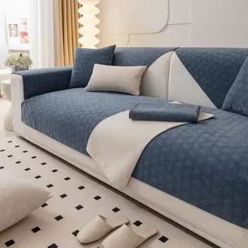 Синель 3D жаккардовый бархатный чехол для дивана четыре сезона универсальная однотонная диванная подушка противоскользящая подушка для гостиной домашний декор 70x70cm 1pcs