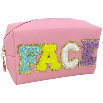 Синель Буквы Косметички Водонепроницаемые Патчи Сумка Для Хранения Косметичка Из Искусственной Кожи Портативные Многофункциональные Косметички