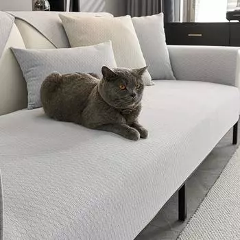 Синель однотонная водонепроницаемая диванная подушка для всех сезонов, новая модель подушки для сиденья, высококачественный противоскользящий чехол для дивана 70x90