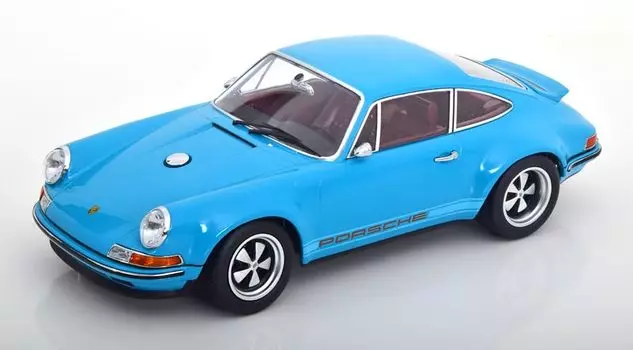 Singer Porsche 911 Coupe 2014 Blue SINGER 911 COPE Mini Car KKDC180445 KK-Scale 1/18 [Item] синий