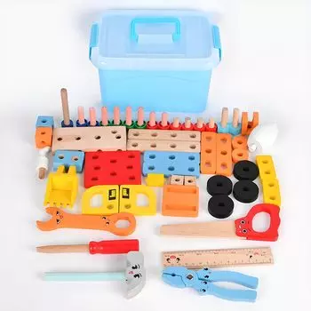 SINGERTOP Сборка игрушки Монтессори игрушка Плотник игрушка Развивающая игрушка Машинка Игрушка Плотник набор Строительство Строительный набор Машинка Инженерная машина Деревянный