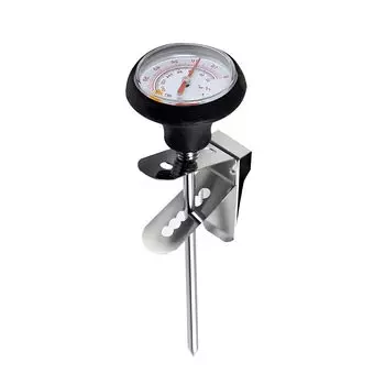 SINGERTOP Термометр для капельницы Термометр для кофе Жидкий термометр Тип зажима Моющийся 0-100 Цельсия Фаренгейта Капельница Паровой капельница Молочный кувшин