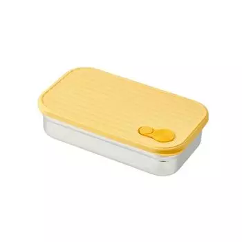 Single/Double Compartment Sealed Salad Container Leak Proof Travel Food Tray Picnic Yellow 700ml