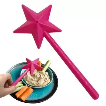 Single Hole Star Wand Salt Dispenser with Small Funnel Spice Control Bottle Seasoning чёрный