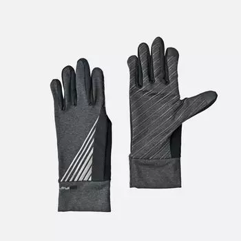Single-Layer Touch Screen Reflective Motion Gloves Silicone Non Slip Breathable Running Driving Cycling Fitness Men and Women Spring and Autumn Export Defect S/M code