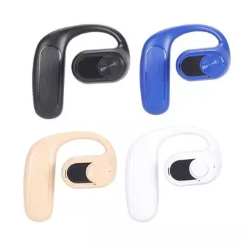 Single Open Ear Headphones Noise Cancelling Air Conduction Headphones Bluetooth .3 Earbuds for Jogg Fleshcolour