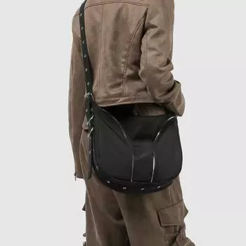 Single-shoulder Bag Large-capacity Tote Bag Fashionable and Simple Spring Crossbody Bag Elegant Underarm Bag чёрный