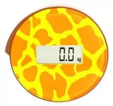 Single step scale Animal circle Brown (Giraffe) BGO-14-BR