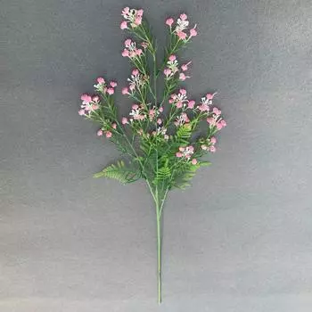 Single Three-Pronged Piano Heart Gypsy Simulated Flower Ornament Plastic Flower Photography Prop Green Plant Ornament