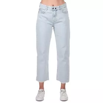 Синие Белые Джинсы Mom