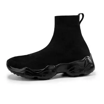 Синие ботильоны на толстой подошве 38–39. Женская удобная обувь. Женские высокие кроссовки 2024. Женские спортивные эстетичные повседневные кроссовки для спортзала. 45