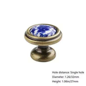 Синие и белые креативные мебельные ручки-скобы дверная ручка ручки для комода ручки для шкафа ручки для ящиков C