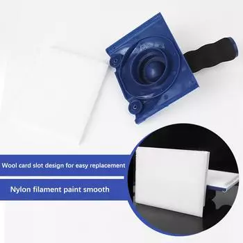 Синие профессиональные латексные кисти для покраски краев, многофункциональные кисти для покраски углов стен, потолков, разделители цветов, инструменты для обрезки