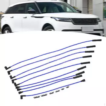 Синие провода HT легко устанавливаются запасные автомобильные сборочные гаражные провода свечей зажигания 8 мм