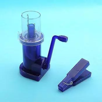 Синие вязальные швейные инструменты, вязальная машина 5,5 х 3,7 дюйма, ручная вязальная машина для вязания своими руками синий